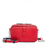 Small Leather Shoulder Bag (Red)
