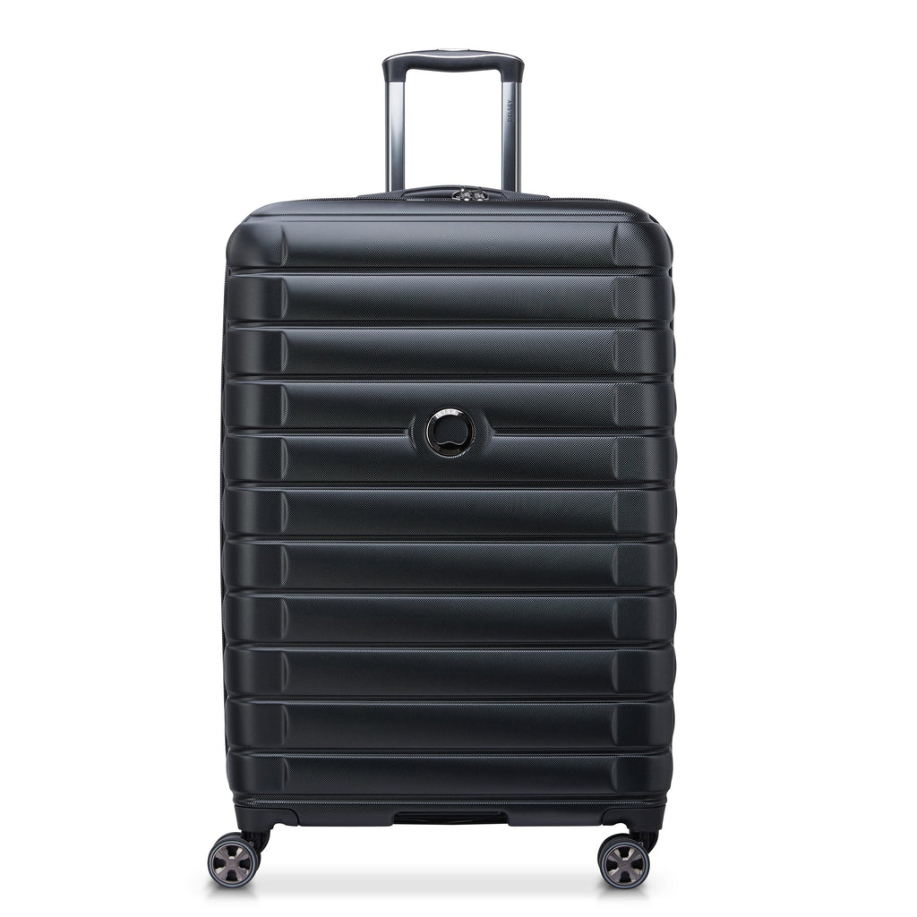 SHADOW 5.0 75 CM 4 DOUBLE WHEELS EXPANDABLE TROLLEY CASE (BLACK)