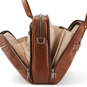 CLASSIC LEATHER TOP LOADER 15.6” (Cognac)